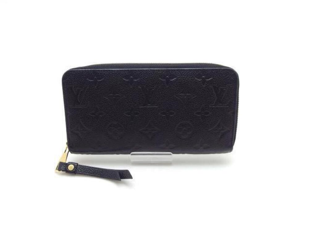 LOUIS VUITTON Zippi Volette Monogram Empreinte Noir Black